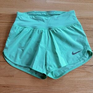 Nike Women's Dri-FIT Mint Green Eclipse Running Shorts XS